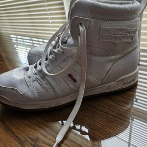 Levi's White High-Top Sneakers